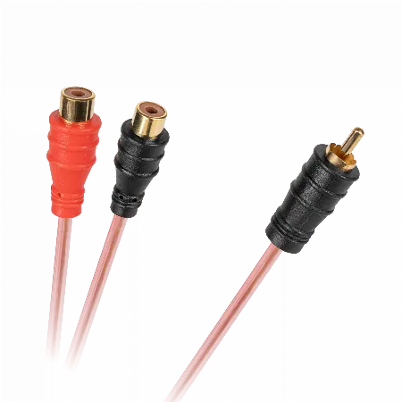 Cablu Y RCA tata - 2x RCA mama 0.2 m