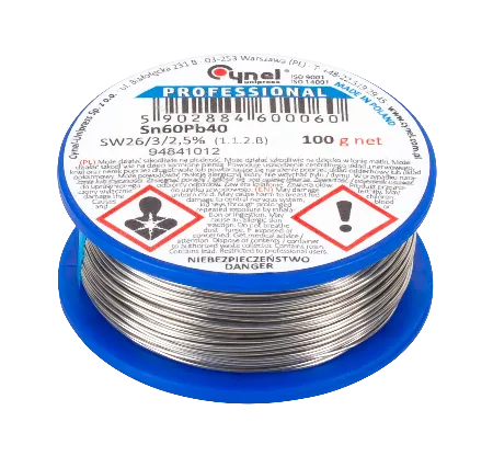 Fludor Sn60Pb40 Cynel 1,5 mm 100 g