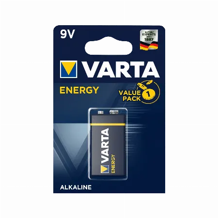 Baterie alcalina VARTA Energy 9V, 1 buc