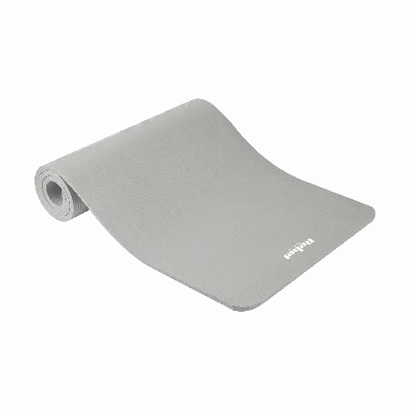 Mata gimnastica 183x61 cm, grosime 1,5 cm, NBR, gri, Rebel Active