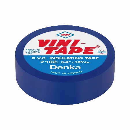 Banda izolatoare VINI #102 albastra, PVC, 19 mm x 10 yd