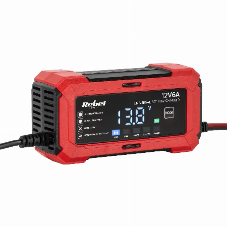 Incarcator universal pentru acumulatori AGM si LiFePO4 2-100 Ah, 12 V 6 A