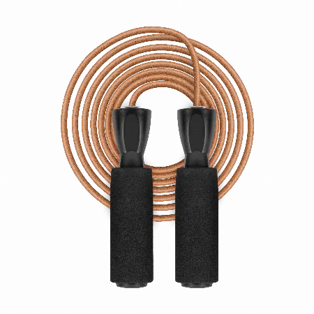 Coarda de sarit pentru box din piele Rebel Active RBA-3204, 280 cm, reglabila