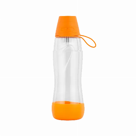 Sticla filtranta Teesa Pure Water cu carbon activ, portocalie, 550 ml