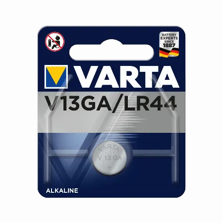 Baterie V13GA LR44 alcalina VARTA, blister 1 buc.