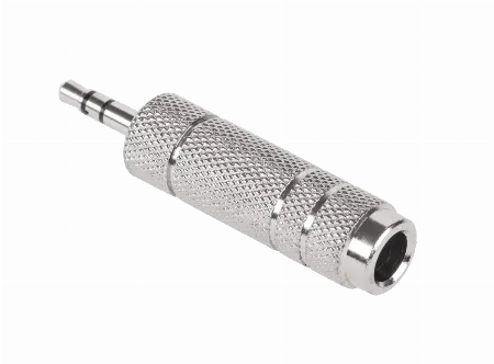 Adaptor jack 3,5 mm la jack 6,3 mm, metal