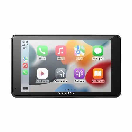 Statie multimedia 7 inch Android Auto Apple CarPlay cu camera de marsarier Kruger&Matz KM2020