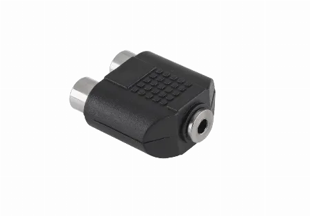 Adaptor jack 3,5 mm mama - 2x RCA mama