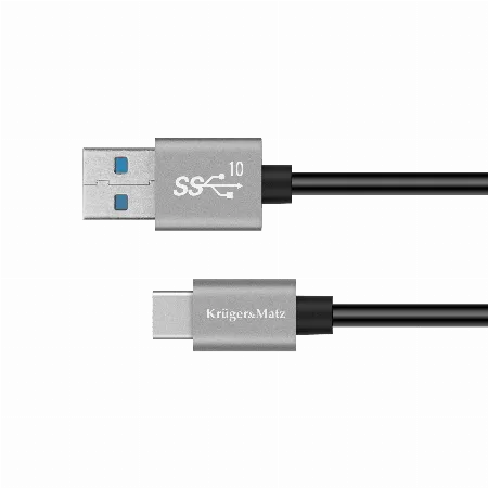Cablu USB - USB tip C 10 Gbps 15 W 0,5 m Kruger&Matz Basic