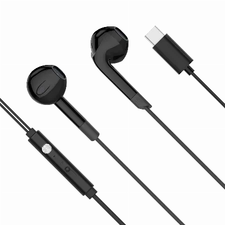 Casti in-ear cu microfon Kruger&Matz C2, USB-C, negru