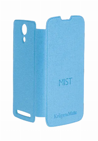 Husa flip cover albastru Mist Kruger&Matz