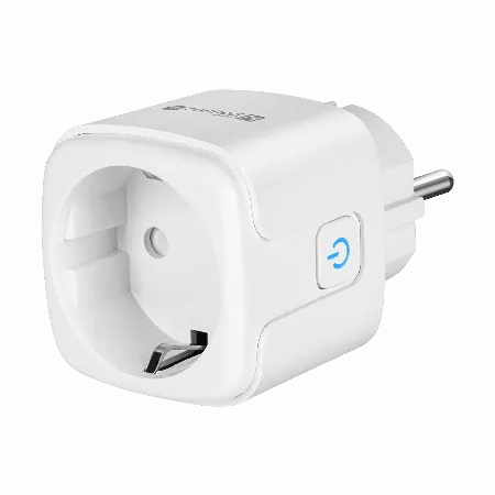 Priza smart WiFi Kruger&Matz Connect P4 Tuya, alba