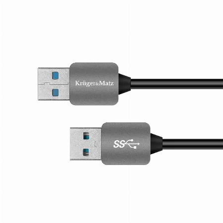 Cablu USB 3.0 mufa tata - mufa tata 1 m Krüger&Matz