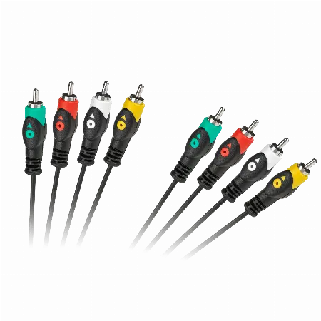 Cablu 4 RCA - 4 RCA 3 m Cabletech Economic