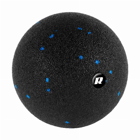 Minge de masaj EPP 12 cm, negru-albastru, Rebel Active