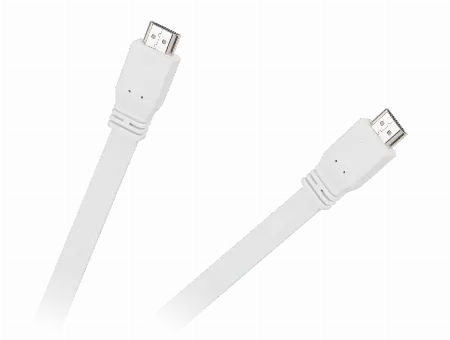 Cablu HDMI-HDMI plat alb 1,8 m