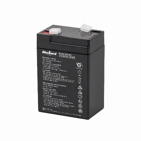 Acumulator stationar gel Rebel 6 V 4,5 Ah
