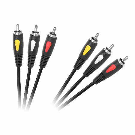 Cablu 3RCA-3RCA 3 m Cabletech Eco-Line