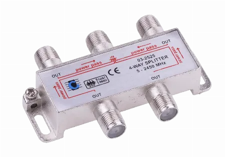 Splitter 4 cai Power Pass 5-2450 MHz