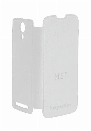 Husa flip cover Kruger&Matz alba MIST