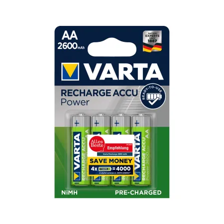 Acumulatori VARTA Recharge Accu Power AA 2600 mAh, blister 4 buc