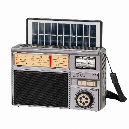 Radio portabil analog cu incarcare solara Kruger&Matz KM0831