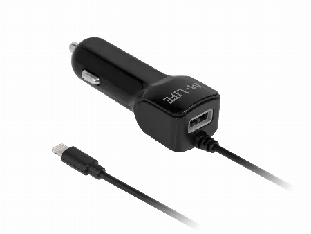 Incarcator auto Lightning + USB 2100 mA M-Life
