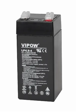 Acumulator gel VIPOW 4V 4,9Ah