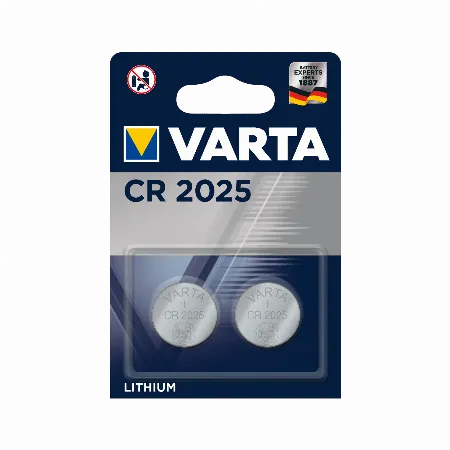 Baterie litiu CR2025 VARTA, blister 2 buc.