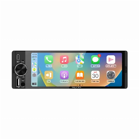 Radio auto 1 DIN Kruger&Matz KM2016 cu CarPlay si Android Auto