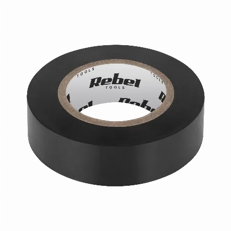 Banda izolatoare adeziva REBEL 0,13 mm x 19 mm x 20 yd, neagra