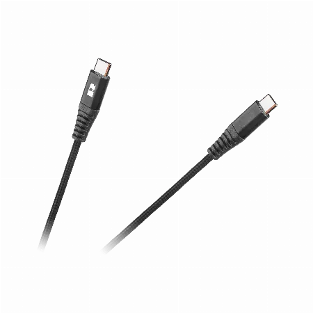 Cablu USB tip C - USB tip C Rebel 100 cm negru