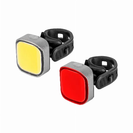 Set lumini bicicleta fata si spate USB