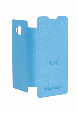 Husa flip cover albastra MOVE Kruger&Matz