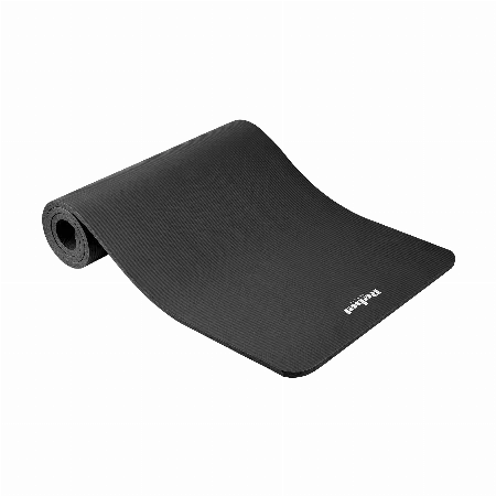 Saltea de exercitii 183 x 61 cm, grosime 1,5 cm, NBR, neagra, Rebel Active