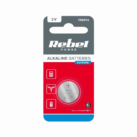 Baterie Rebel Extreme CR2016 3 V, 1 buc/blister