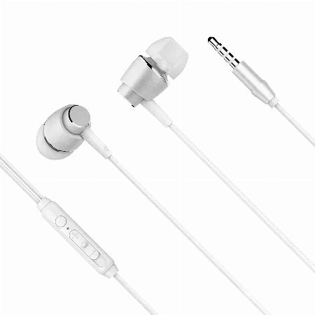Casti in-ear cu microfon Kruger&Matz B1, alb