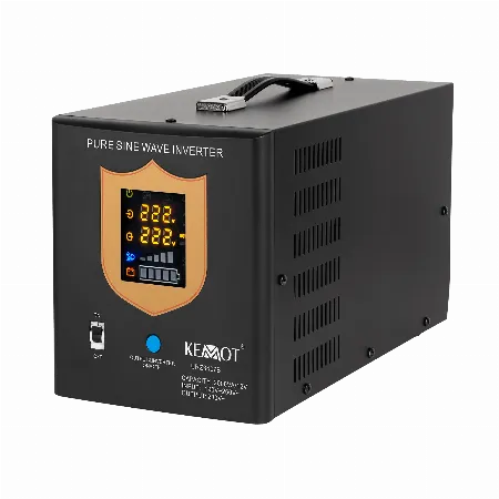 UPS cu unda sinusoidala pura KEMOT PROsinus-2000 URZ3407B, 2000 VA / 1200 W, 12 V, negru