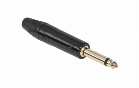 Mufa jack 6,3 mm mono HQ negru