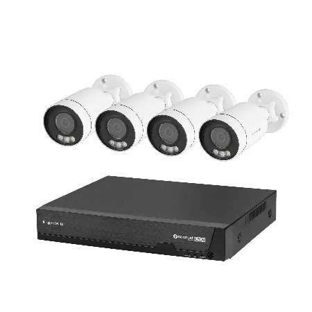 Set supraveghere IP Kruger&Matz Connect C300, 4 camere