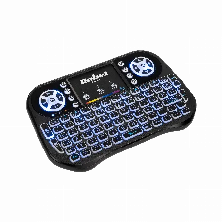 Tastatura wireless Rebel Mini Q5 cu touchpad