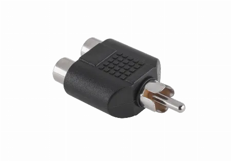 Adaptor RCA tata - 2x RCA mama