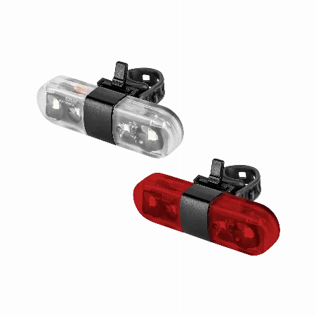 Set lumini pentru bicicleta fata si spate cu USB