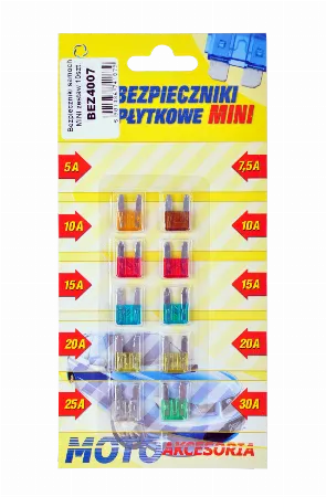 Set sigurante auto MINI 5-30 A, 10 buc.
