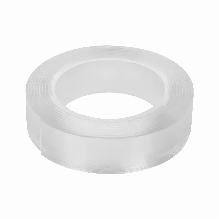 Banda dublu adeziva de montaj Rebel 19 mm x 1,5 m transparenta
