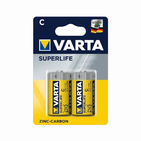 Baterii VARTA Super Heavy Duty C (R14), 1.5 V, set de 2 buc.
