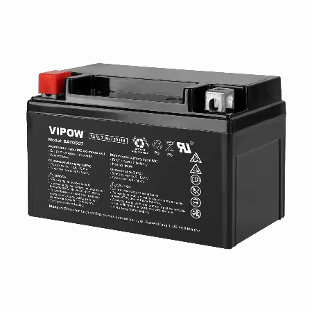 Acumulator VIPOW tip MC pentru motociclete 12 V 7 Ah