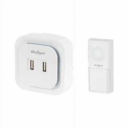 Sonerie wireless 2 x USB 36 melodii Rebel