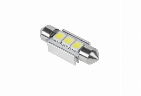 Bec LED Canbus T11x36 SV8,5, 3x SMD5050, alb