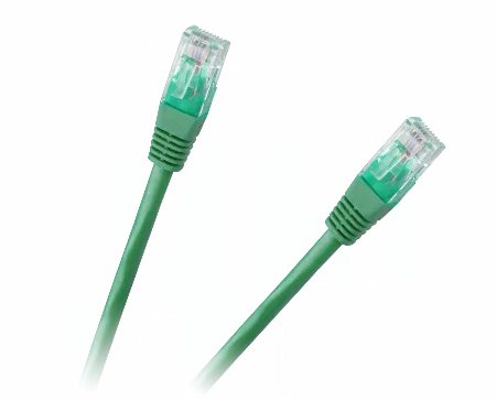 Patchcord UTP 8 fire, mufa tata-mufa tata, CCA, verde, 0.5 m